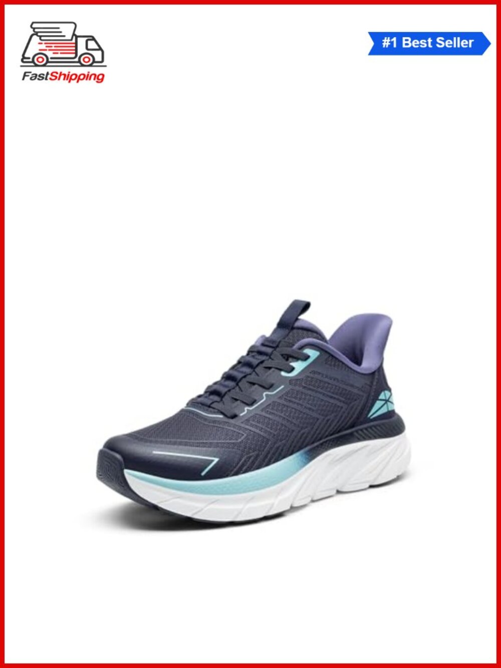✨ Women's Slip On Walking Shoes Cushioned Sneakers Pull-On Athletic